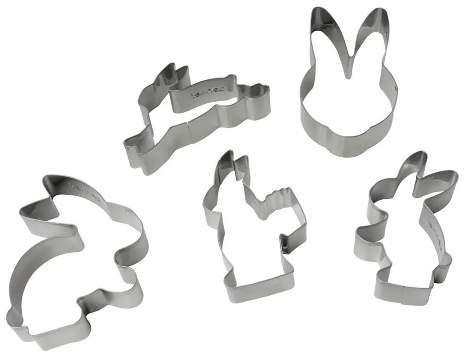 Set 5 forme pentru prăjituri de Paște Zenker Easter