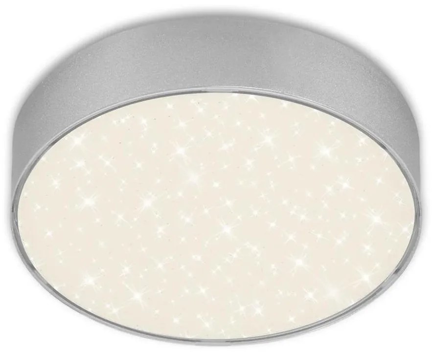 Plafonieră LED Briloner 7072-414 STAR SKY LED/11W/230V d. 15 cm argintiu
