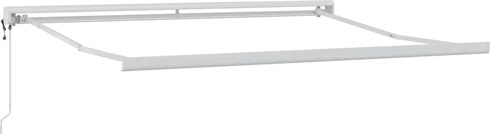 vidaXL Cadru de copertină Alb 350 x 250 cm Aluminiu
