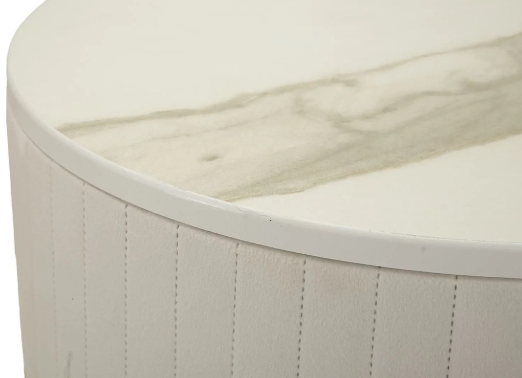 Mauro Ferretti Set De 2 Masute Inalte Cm Ø 50X90-40X68 | Aosom Romania