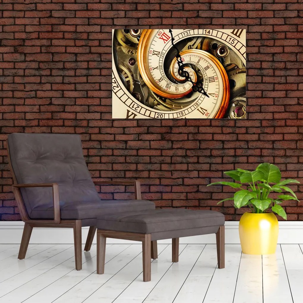 Tablou cu ceas (90x60 cm)