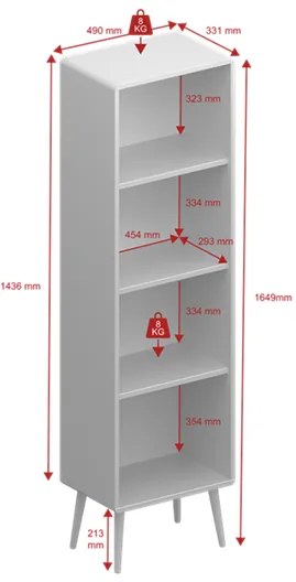 Tvilum Raft alb PRIMO 141