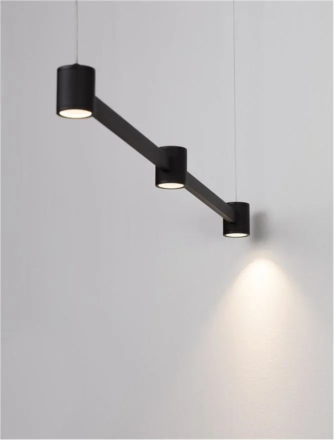Lustra moderna cu 3 spoturi LED Puize