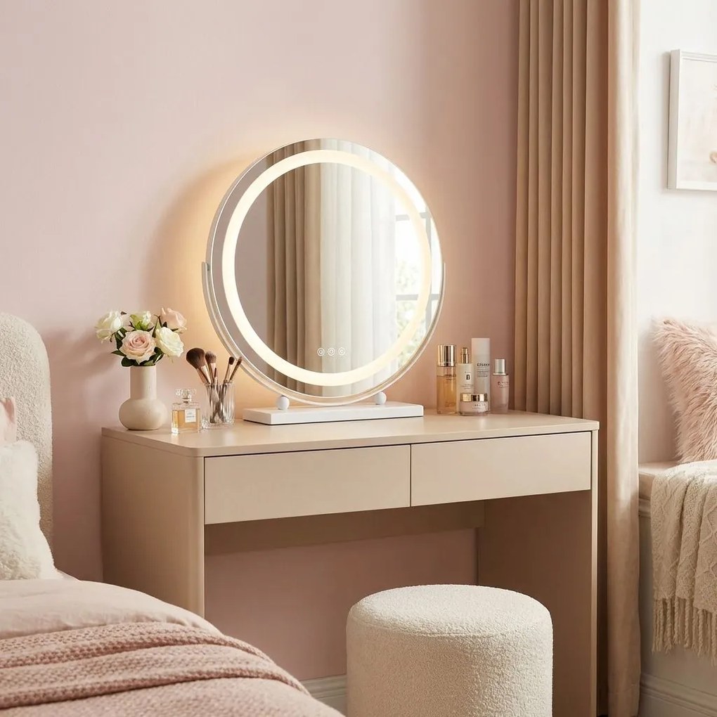 Oglindă LED MAKE-UP White 40 cm