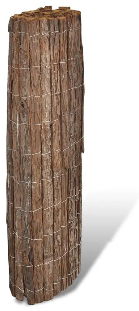 Gard din scoarta de copac, 400 x 100 cm 1, 400 x 100 cm