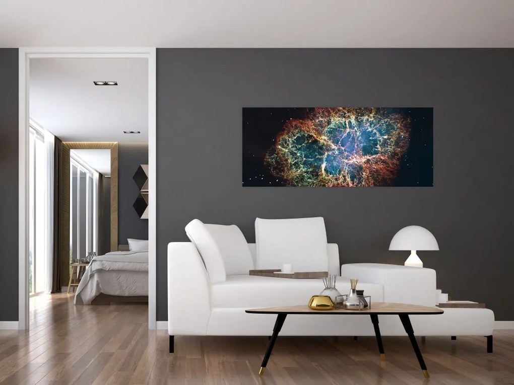 Tablou - Nebuloasa Crabului (120x50 cm)