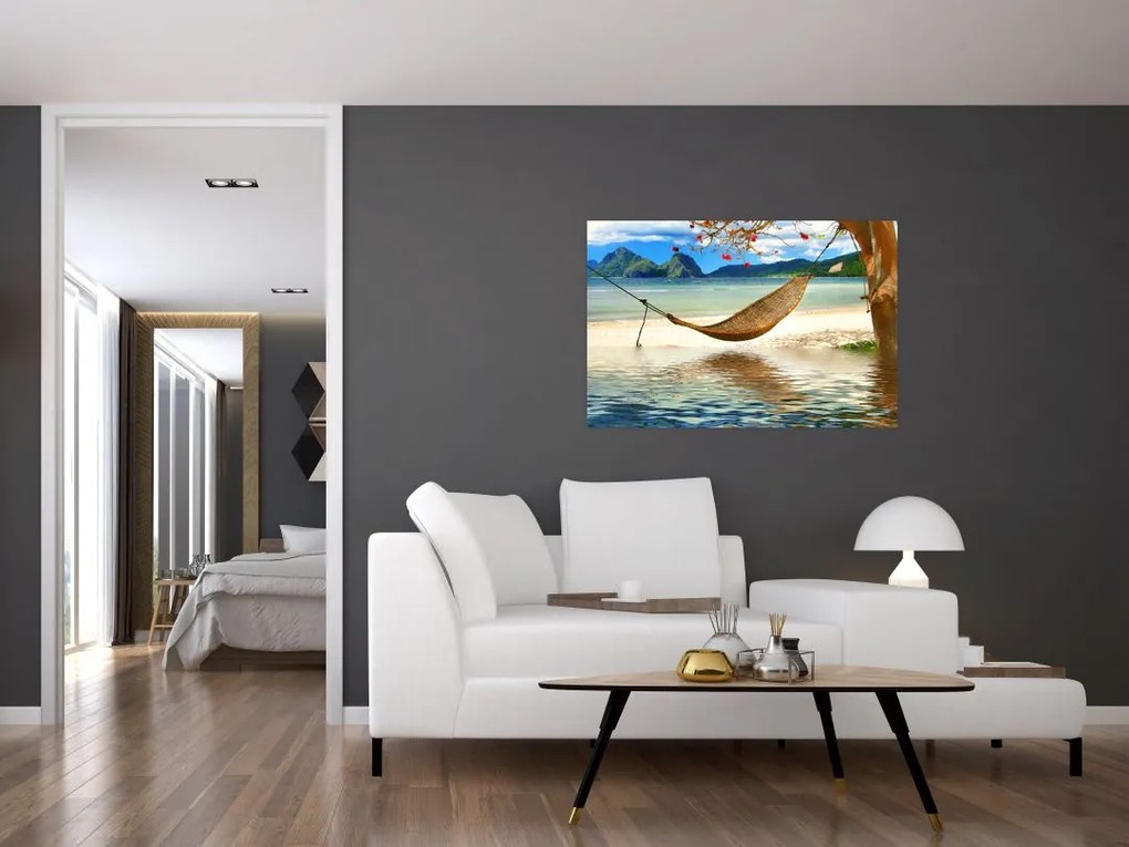 Tablou - Relax la plajă (90x60 cm)