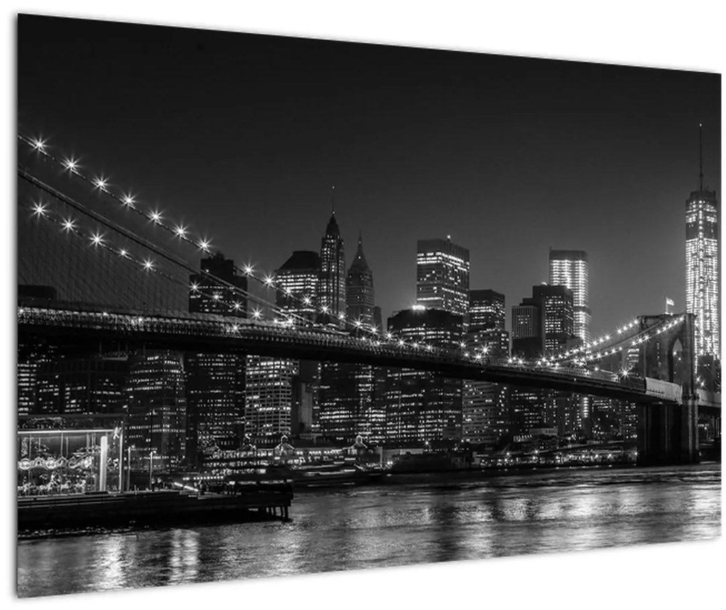 Tablou cu podul Brooklin în New York (90x60 cm)