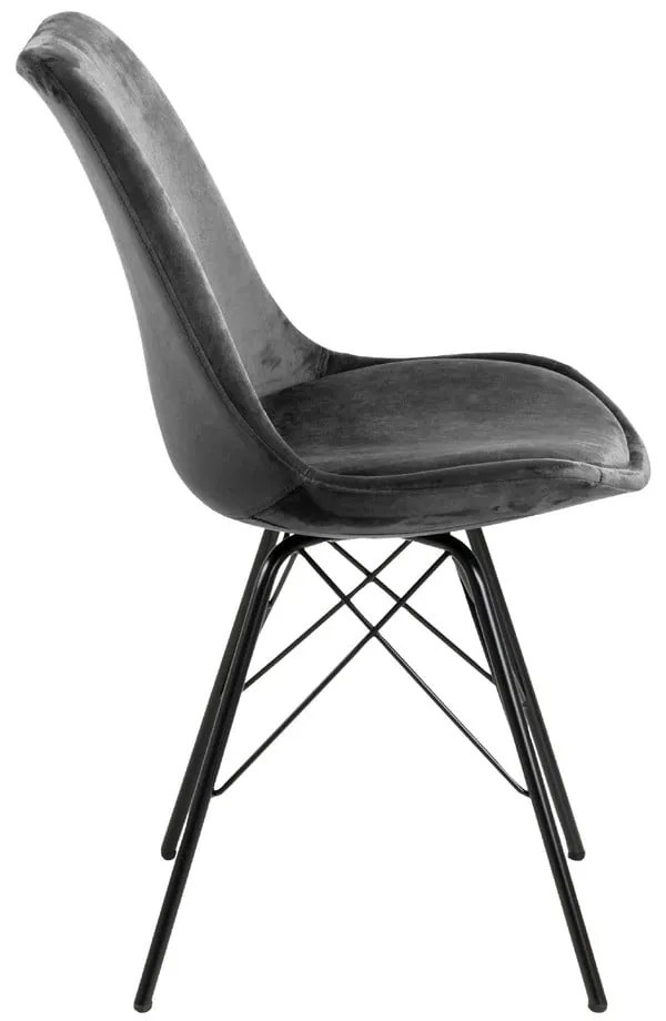 Scaun de dining negru/gri Eris – Actona