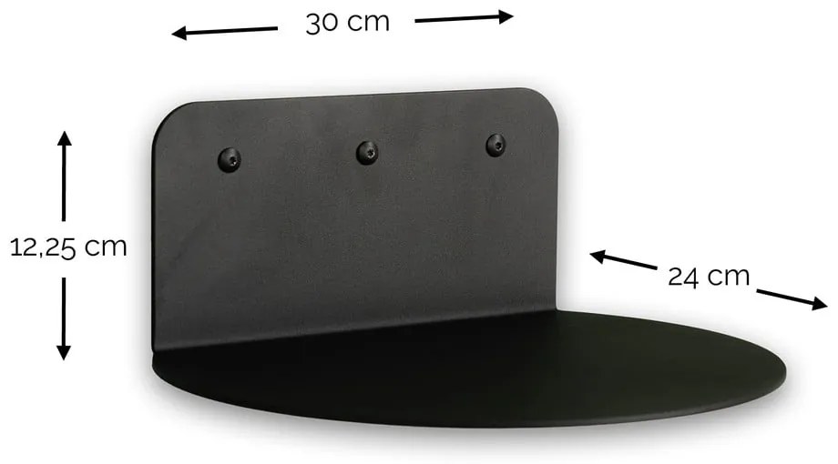 Raft taupe din metal 30 cm Flex – Spinder Design