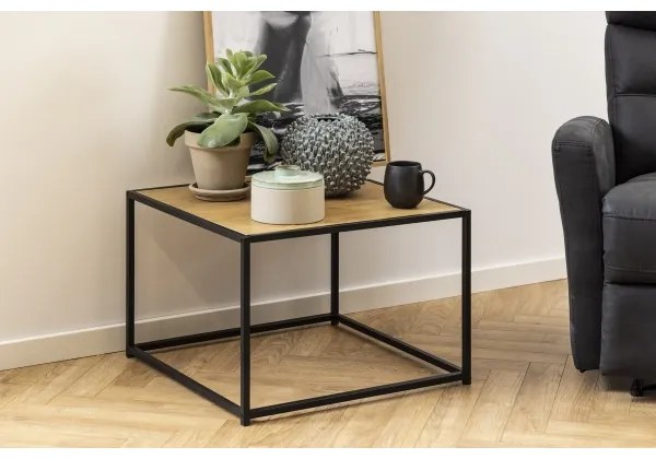 Măsuță de cafea SARON, stejar/negru