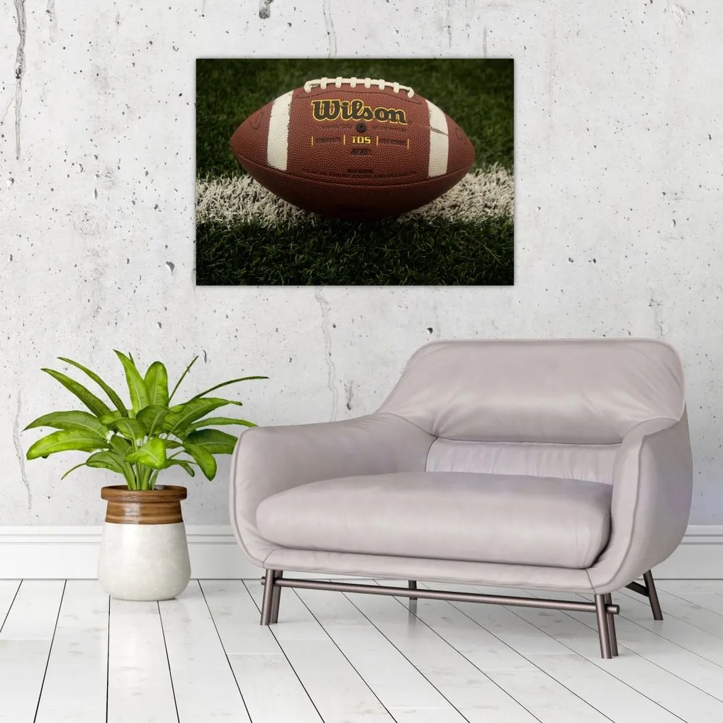 Tablou pe sticlă - Fotbal (70x50 cm)