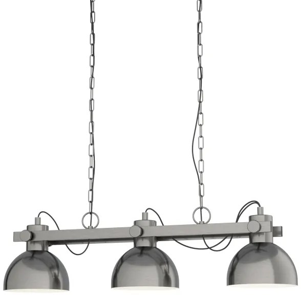 Eglo 43168 - Lustră pe lanț LUBENHAM 3xE27/28W/230V