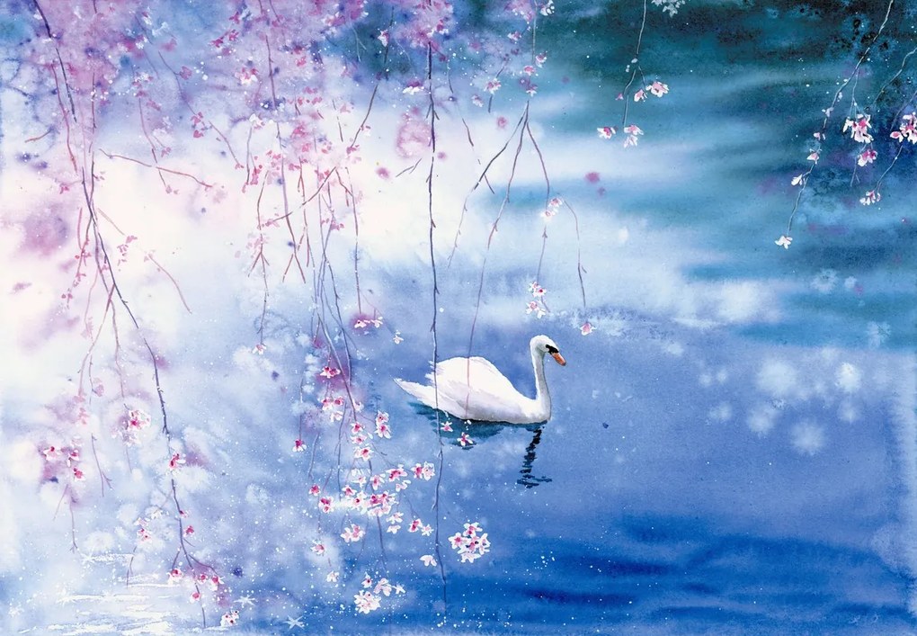 Fototapet - Lacul magic (147x102 cm)
