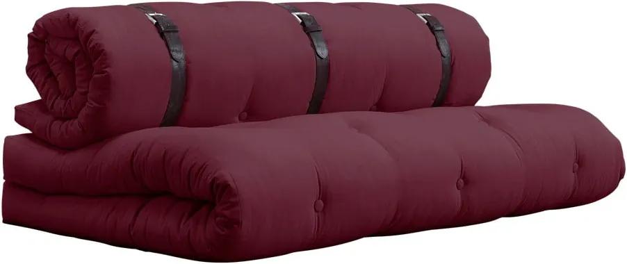 Canapea extensibilă Karup Design Buckle Up Bordeaux