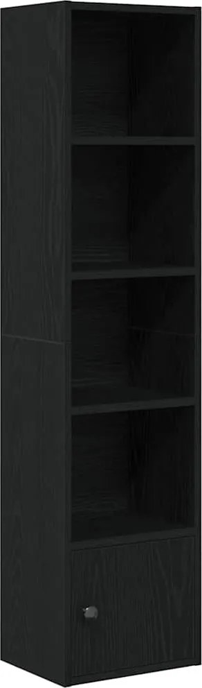 vidaXL Bibliotecă Stejar negru 31x24x127 cm Lemn prelucrat