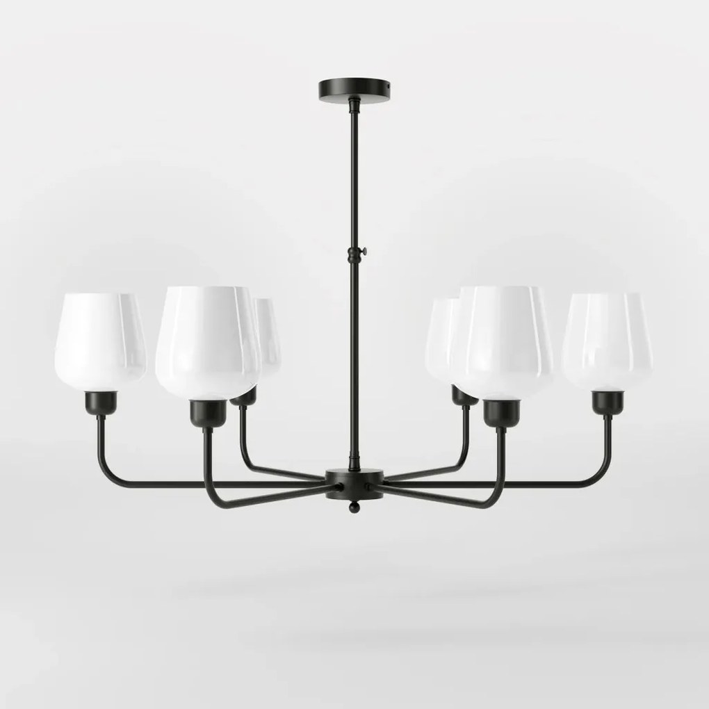 Candelabru design italian din alama si sticla Talis