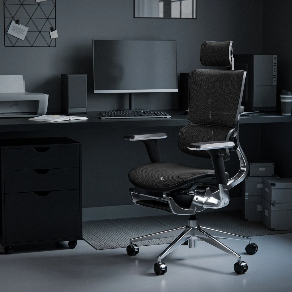 Scaun ergonomic DIABLO V-MASTER: negru