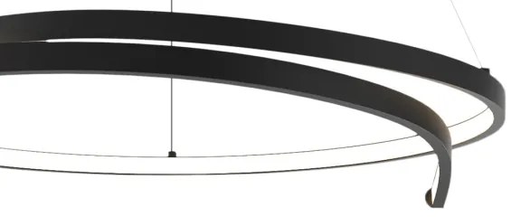 Lustră LED pe cablu LORENZO LED/35W/230V negru