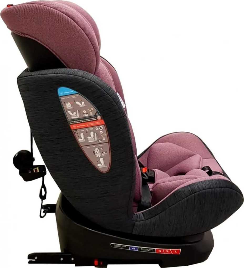 Scaun Auto cu Isofix Baby Care™ Motion Seat, Rotire 360°, 0-36 kg, Tetiera reglabila, Transformabil in scoica auto, Omologare R-129 i-Size, Centura