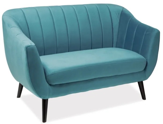 Canapea Fixa Elite Velvet 2 Turcoaz