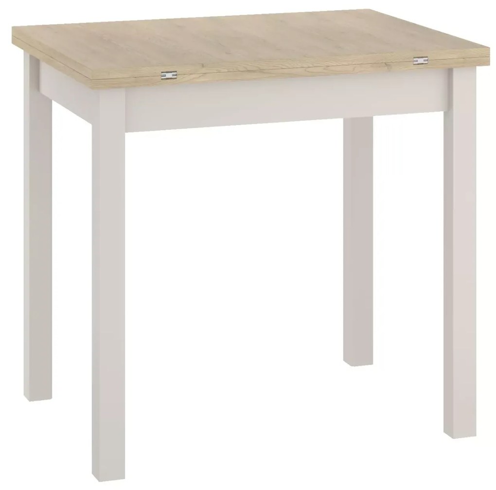 Masa extensibila de dining FLIP 80(160)X80 cm, stejar Cremona Torro/casmir