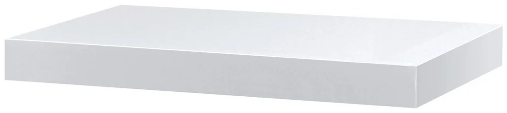 Etajeră de perete P-023, alb lucios