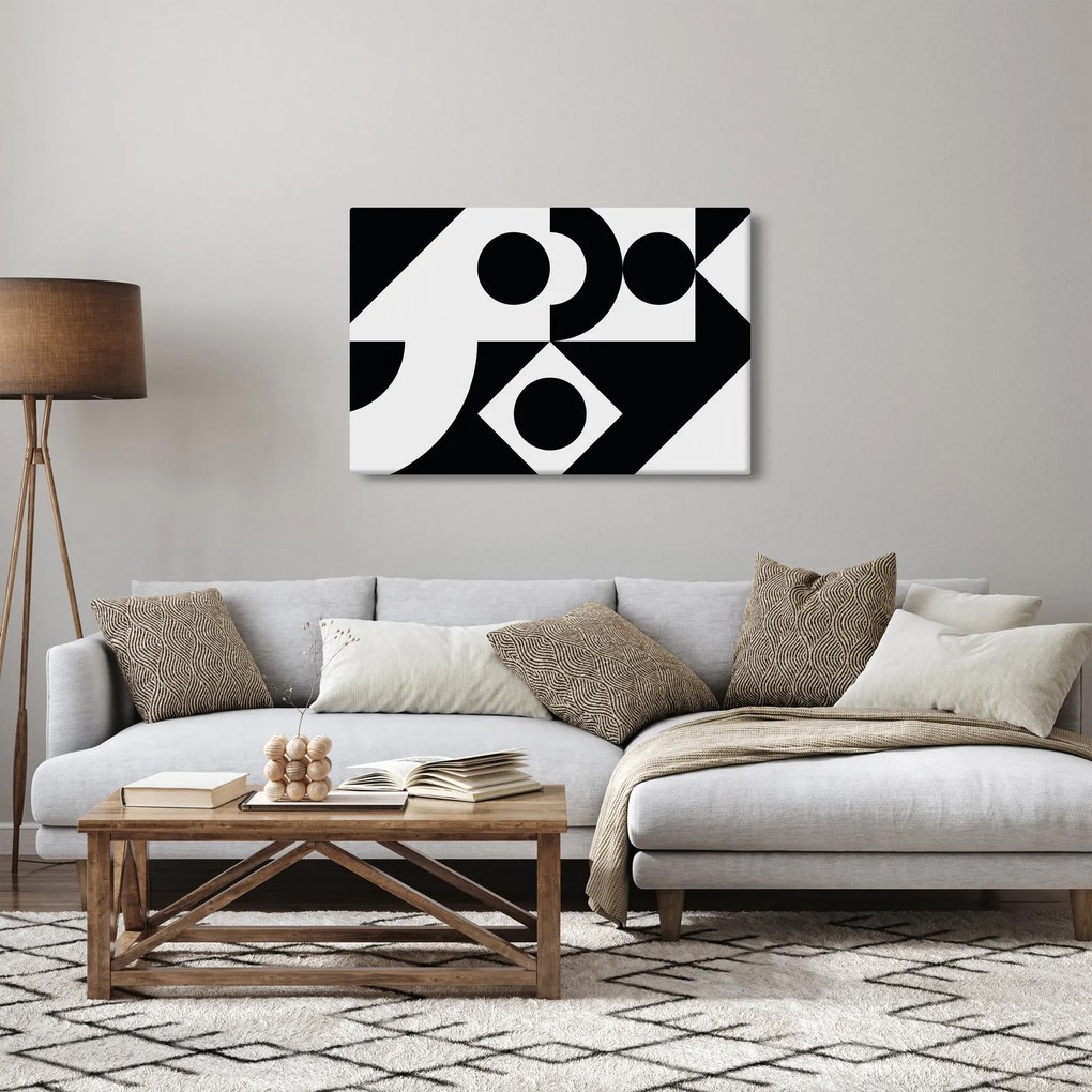 Tablou - Abstracție geometrică N⁰1 (90x60 cm)