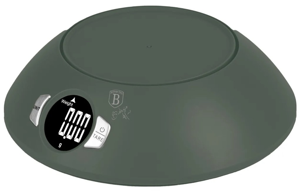 Cantar de bucatarie cu bol 5 kg Green Matt Berlinger Haus BH 9619