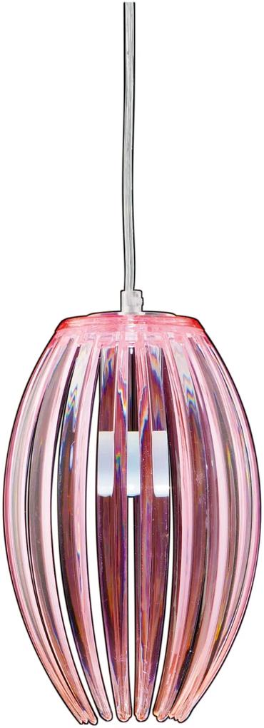 Candellux Abuko lampă suspendată 1x60 W roz 31-55548