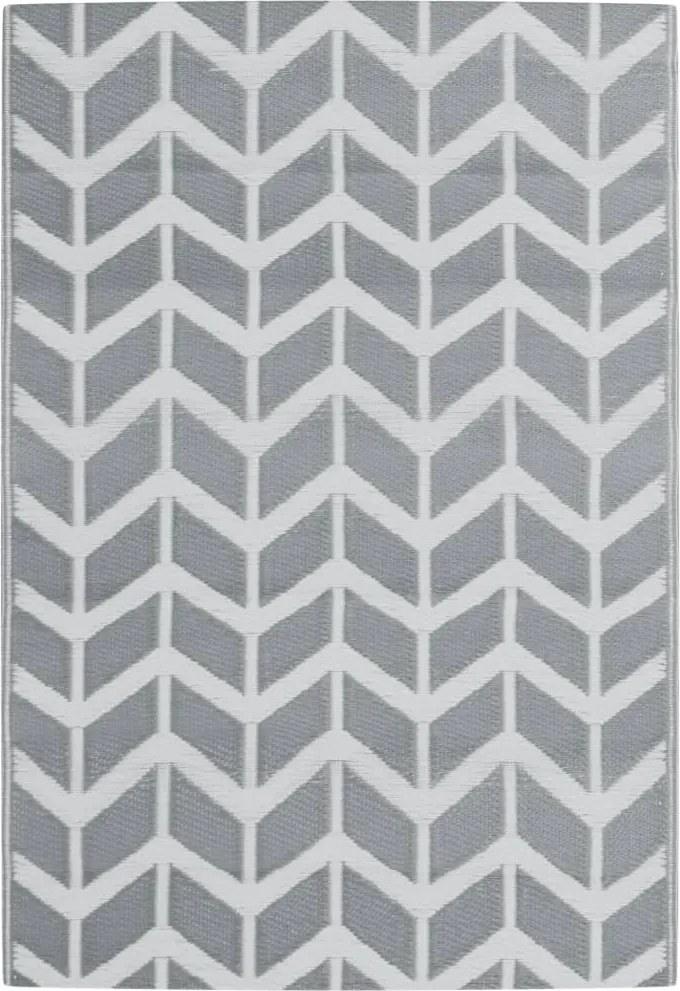 vidaXL Covor de exterior, ARAKIL gri, 140x200 cm, PP