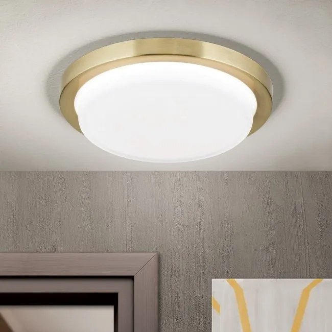 Plafoniera LED moderna LEROX 20cm alama antique