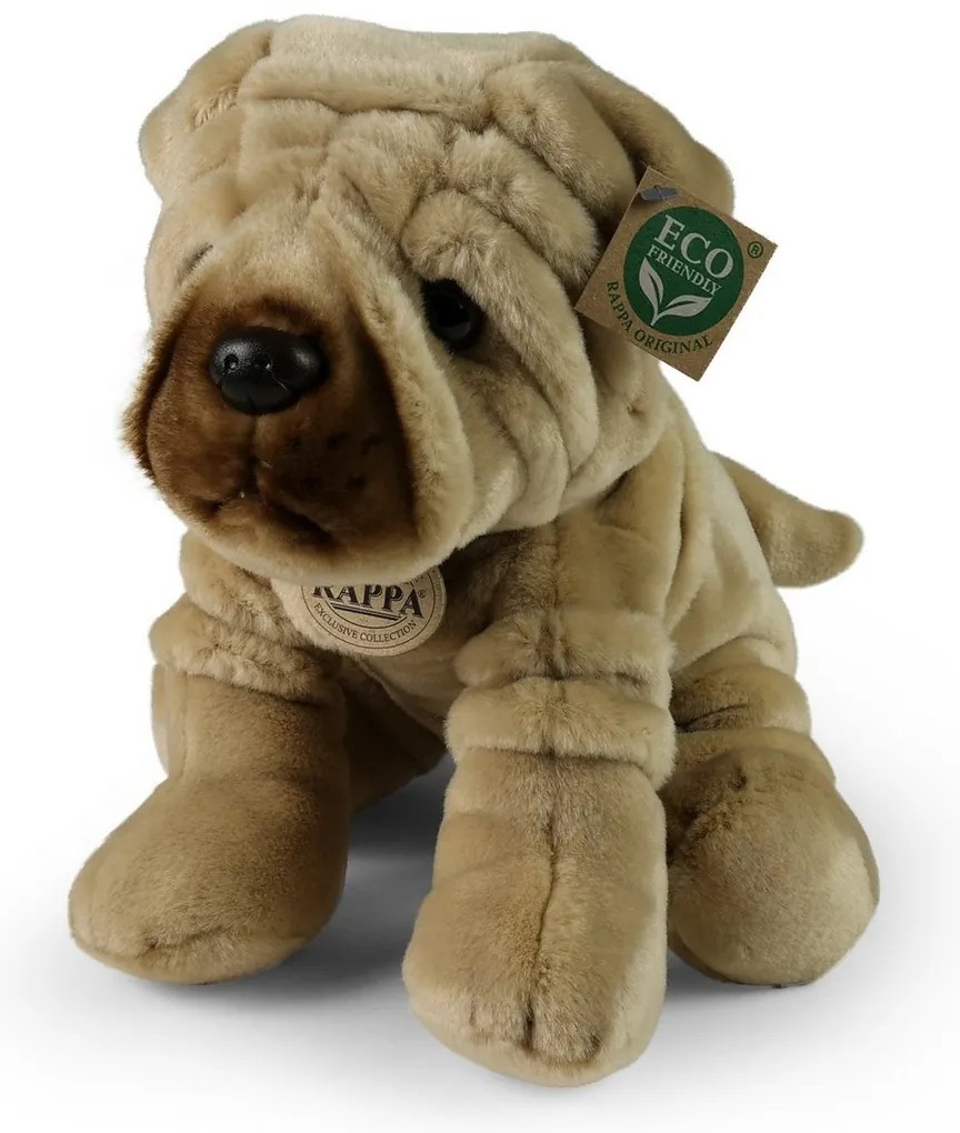 Câine de pluș Rappa Sharpay 30 cm ECO - FRIENDLY