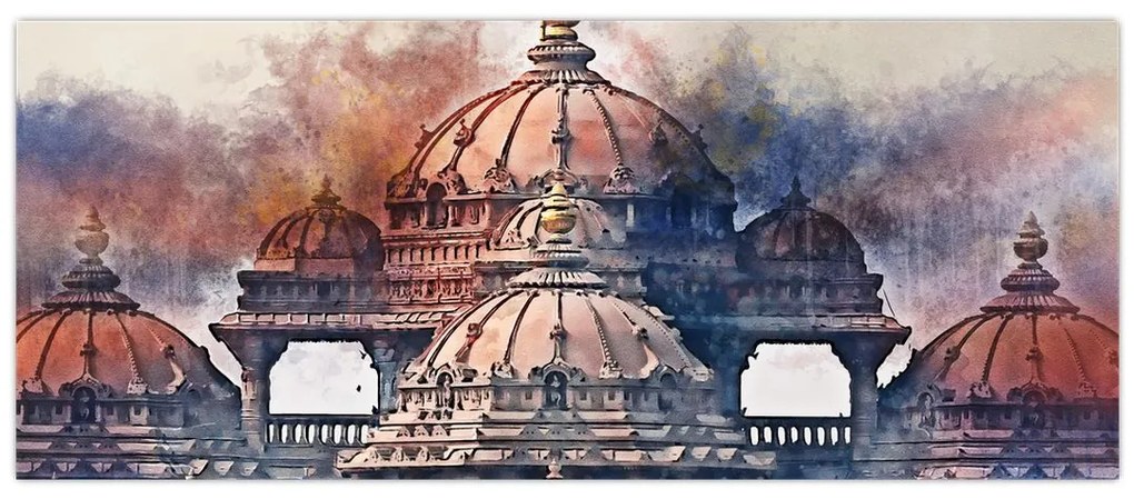 Tablou - Akshardham, New Delhi, India (120x50 cm)