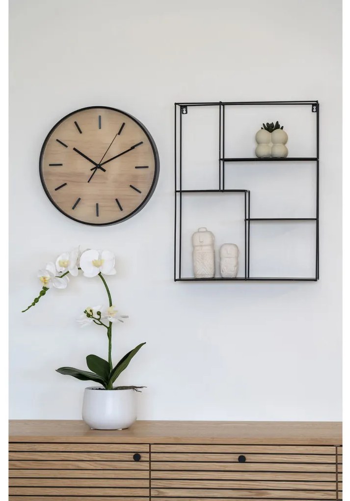 Orhidee plantă artificială, verde/alb 49 cm