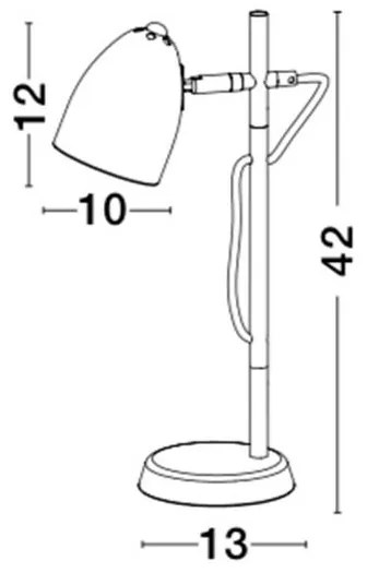 Lampa de birou Alina alb NVL-8808402
