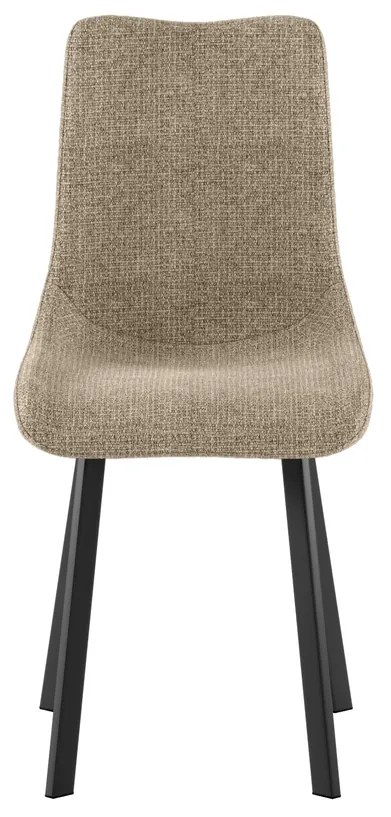 STONES Scaun acoperit cu material textil ușor de curățat. Picioare din metal vopsit 45cm X 56cm H. 86cm | Aosom Romania