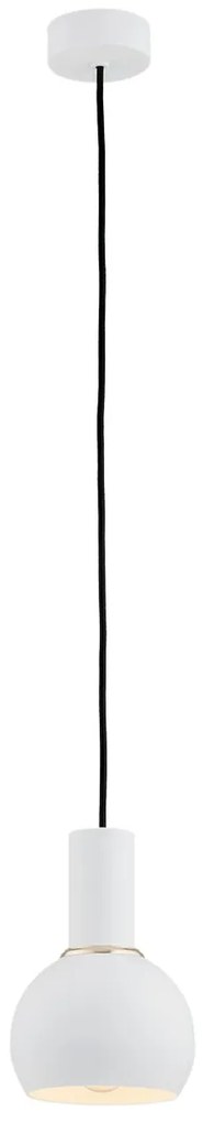 Pendul, Lustra suspendata design minimalist SINES 14cm, alb