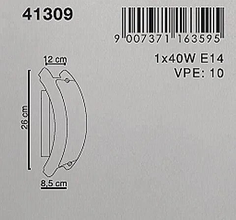 Aplica din lemn Admiral 41308 GL