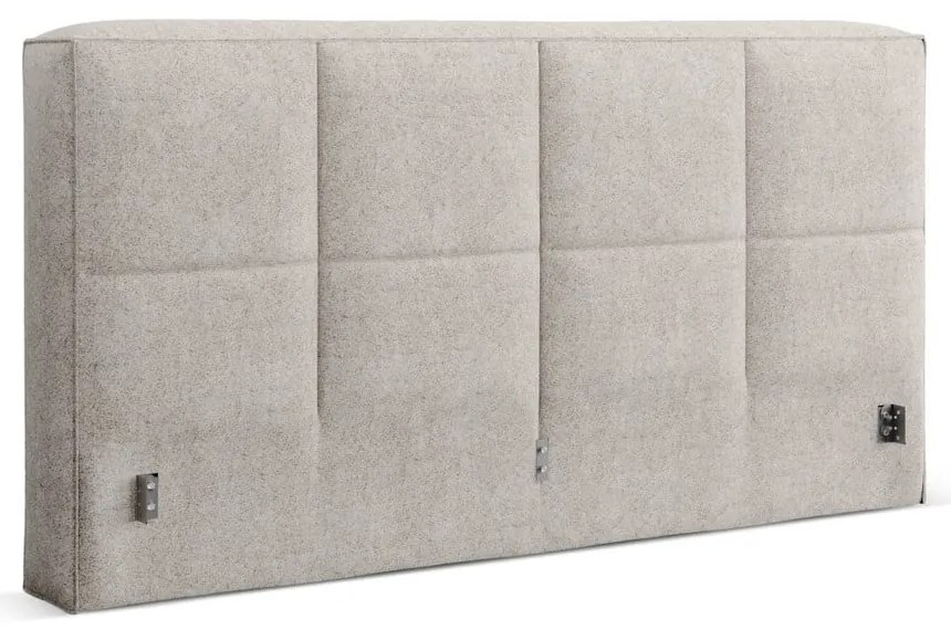 Tăblie de pat bej tapițată 229x100 cm Darren – Micadoni