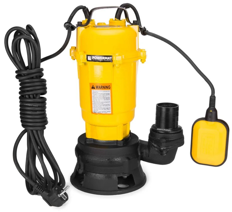 Pompă de canalizare cu tocător și întrerupător cu plutitor PM-PDS-3000P