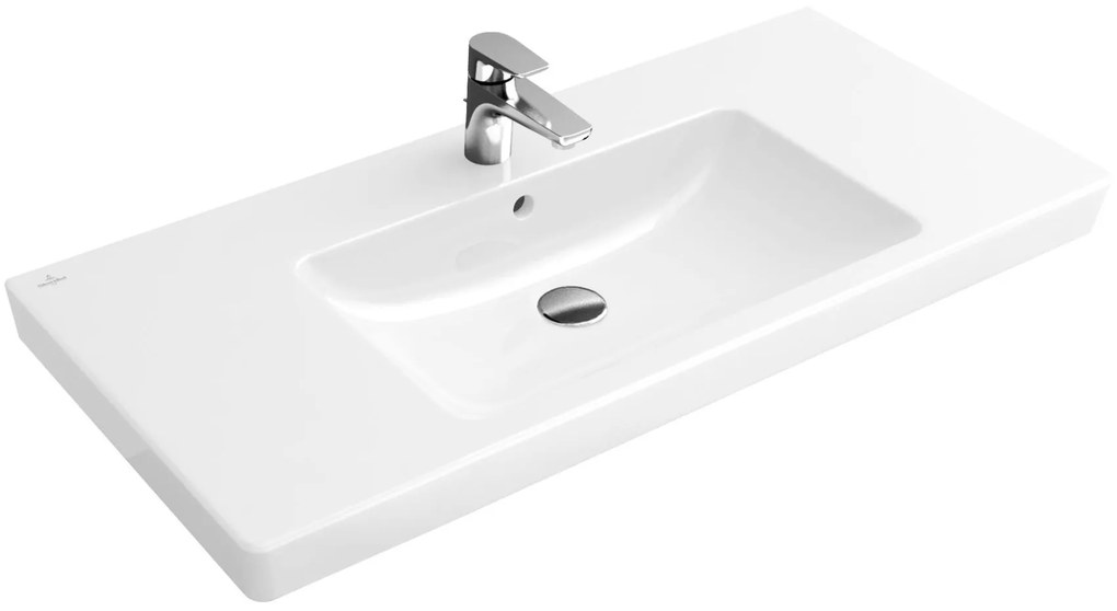 Villeroy &amp; Boch Subway 2.0 lavoar 80x47 cm dreptunghiular clasică-mobilier-cu blat alb 71758001