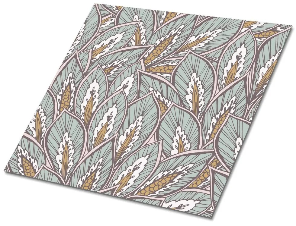 Plăci din vinil Model floral oriental