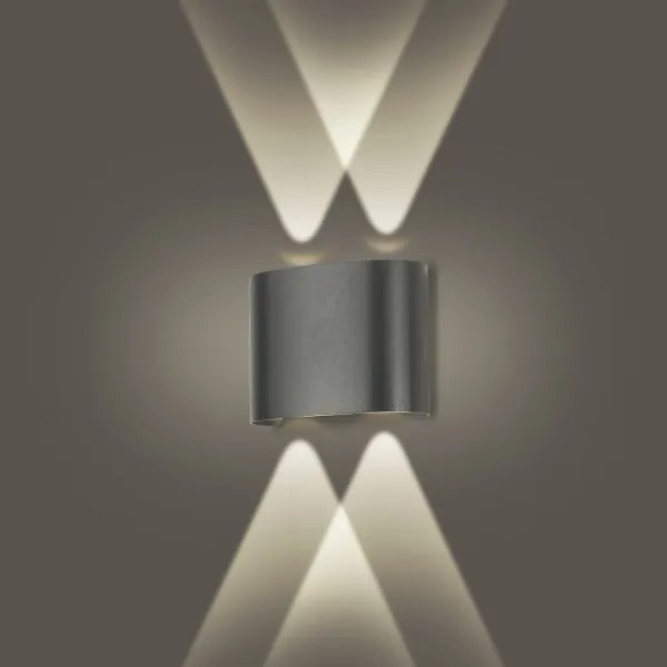 Brilagi - Aplică de perete LED pentru exterior FLAREBOX LED/4W/230V antracit IP65