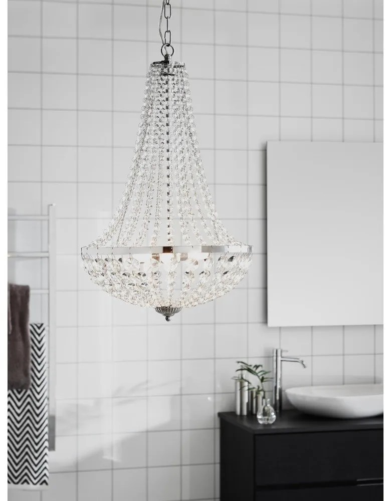 Lustră argintie ø 40 cm Gränsö – Markslöjd