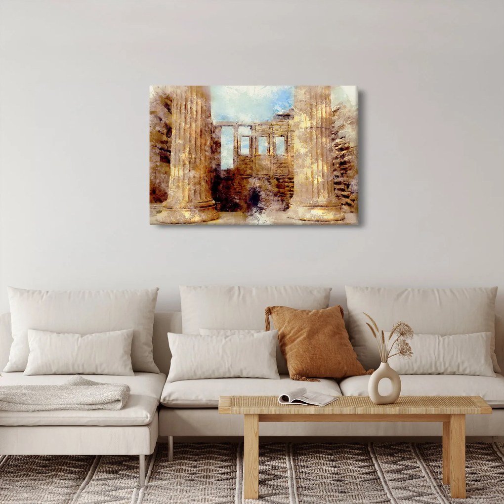 Tablou - Erechtheion, Atena, Grecia (90x60 cm)