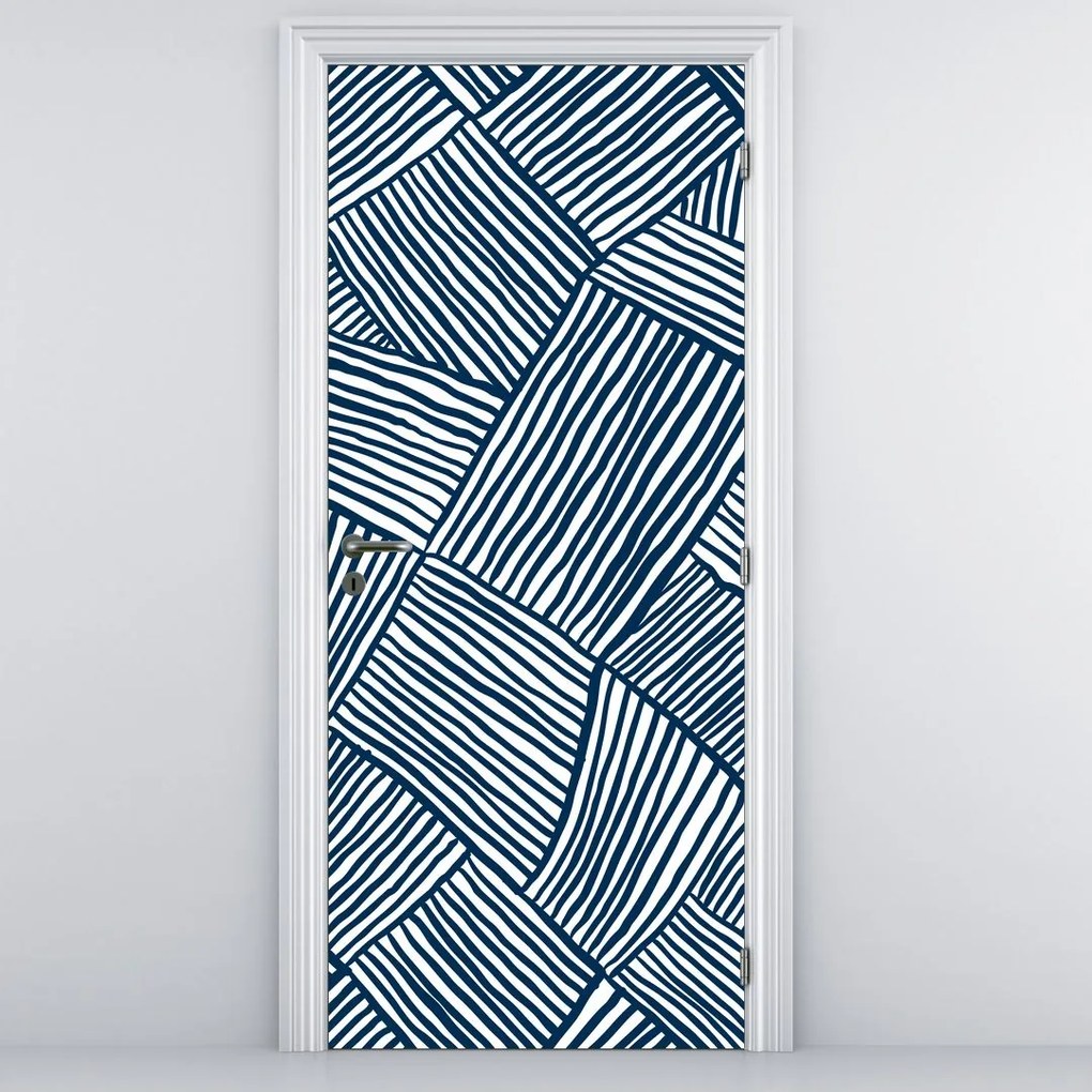 Fototapet pentru ușă - Linie 3D (95x205cm)