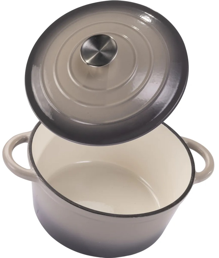 Oală din fontă Lamart LT1302 Iron 24 cm, 3,6 l, 3,6 l