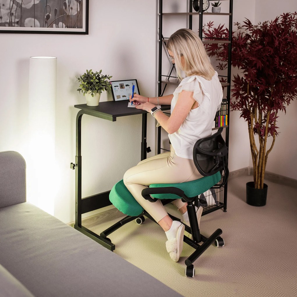 Fotoliu ergonomic de birou Rusu (verde + negru). 1040158