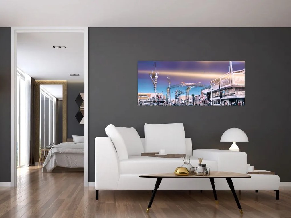 Tablou cu strada în Las Vegas (120x50 cm)
